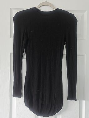 Fashion Nova Black Crewneck Top